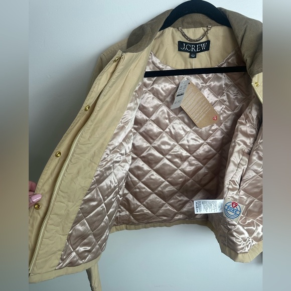 NWT J. CREW Short Barn Jacket™ IN Coastal Khaki Size Large SOLD OUT - Picture 10 of 11